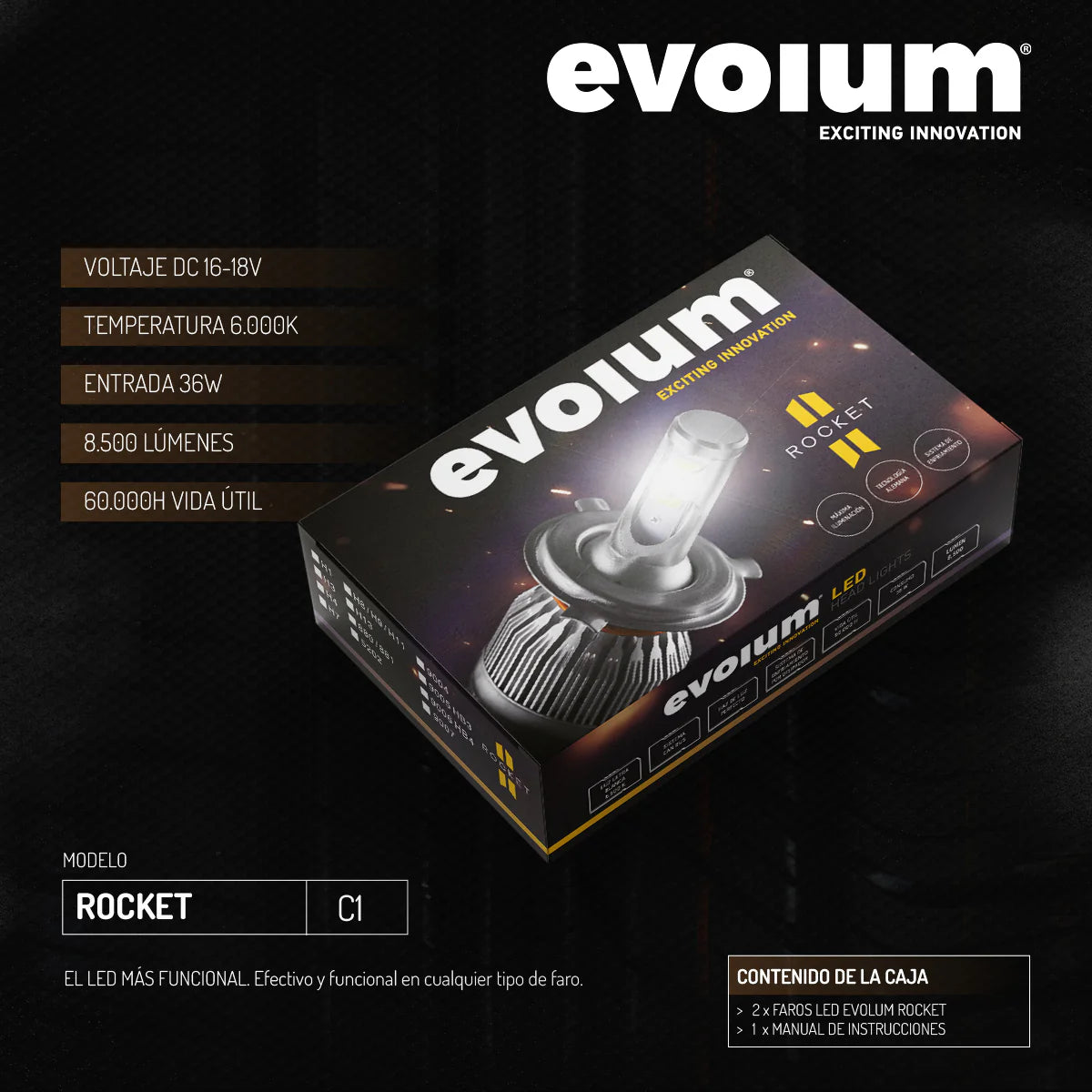 Led Evolum ROCKET